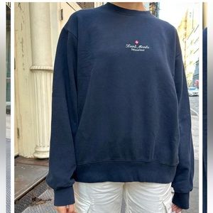 Brandy Melville Erica Saint Moritz Switzerland navy pullover